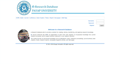Desktop Screenshot of eresearch.payap.ac.th