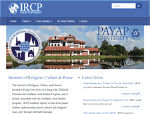 Tablet Screenshot of ircp.payap.ac.th